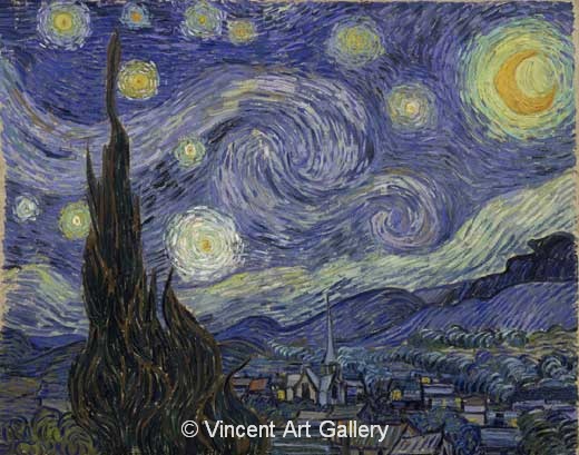 JH1731, Starry Night, MOMA Museum